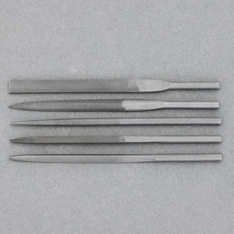 エスコ EA521TF-210 φ3x85mmやすり(5種・5本組/中目) 1個(ご注文単位1個)【直送品】