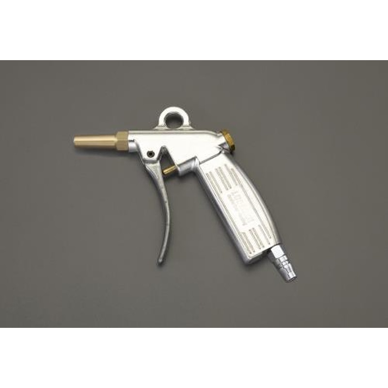 エスコ EA123AB-43 エアーブローガン(静音ノズル/流量調整式・プラグ付) 1個（ご注文単位1個）【直送品】