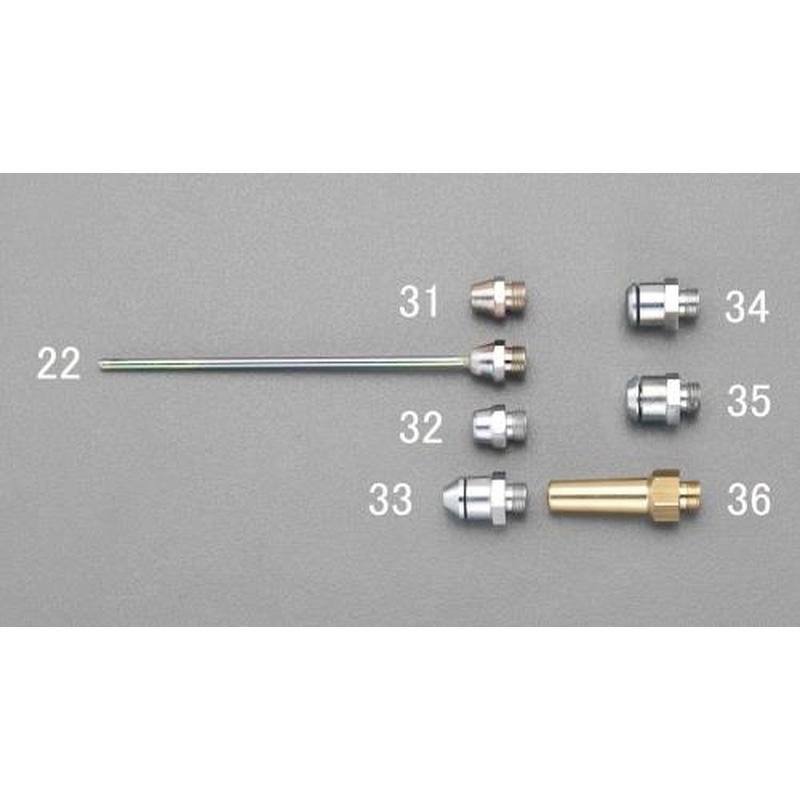 エスコ EA123AB-34 増量ノズル(EA123ABシリーズ用) 1個（ご注文単位1個）【直送品】