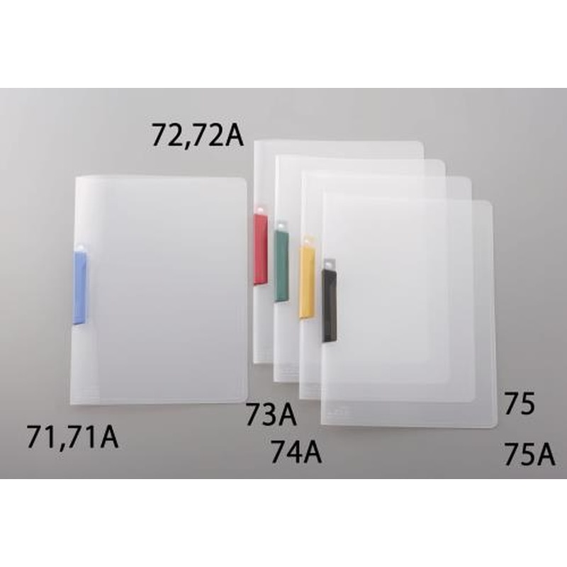エスコ EA762CB-75A 316x227mmクリップ式ファイル(ブラック/1冊) 1個（ご注文単位1個）【直送品】
