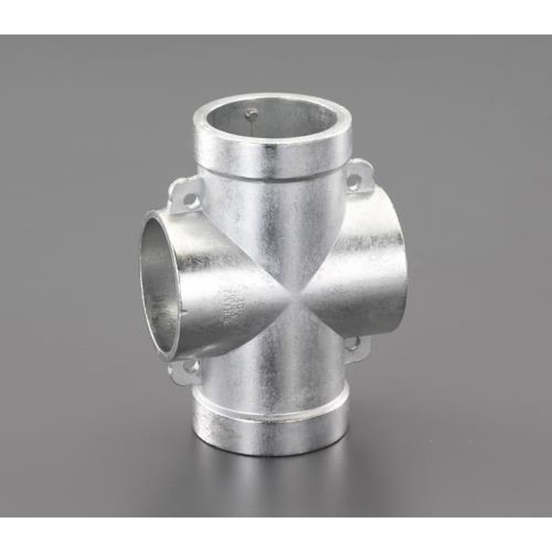 エスコ EA948TT-9 48.6mm単管用パイプジョイント(パイプX継ぎ) 1個（ご注文単位1個）【直送品】