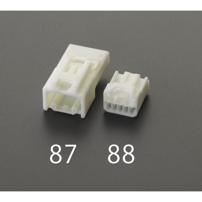 エスコ EA538RA-87[5極・ロック付]ハウジングメス(10個) 1個（ご注文単位1個）【直送品】