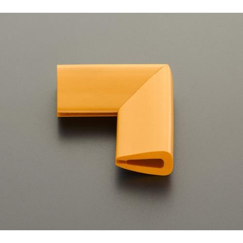 エスコ EA983FE-381 65x65x18mmコーナーガード(はさみ型/黄/2個) 1個（ご注文単位1個）【直送品】