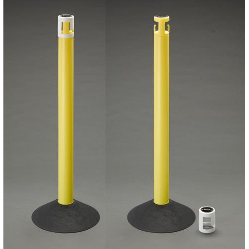 エスコ EA983FT-89 870mmチェーンスタンド(キャップロック付/2本) 1個（ご注文単位1個）【直送品】