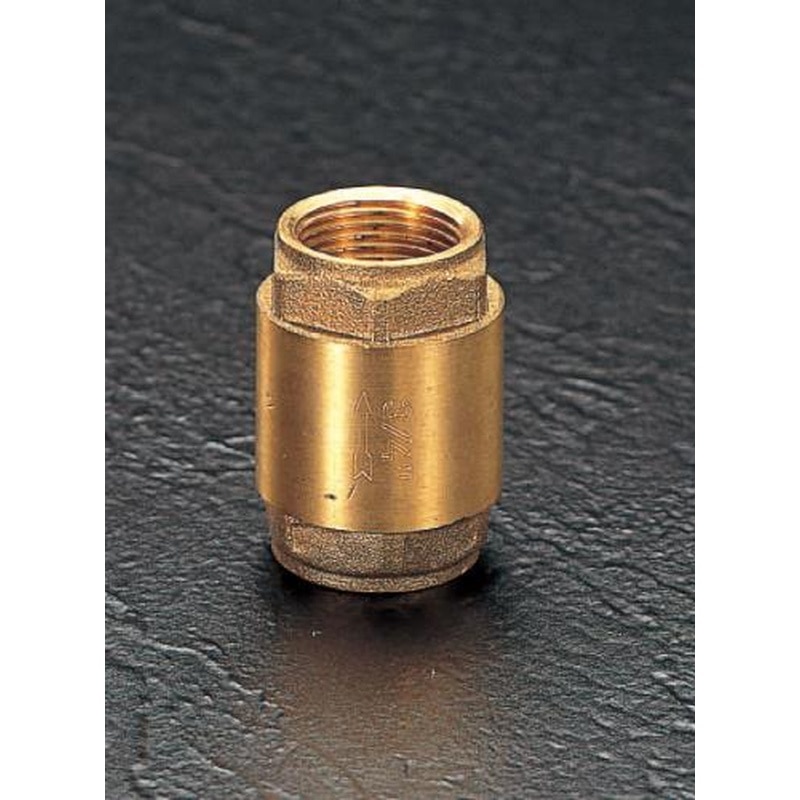 エスコ EA465L-2 G1/4”ねじ付逆止弁 1個(ご注文単位1個)【直送品】