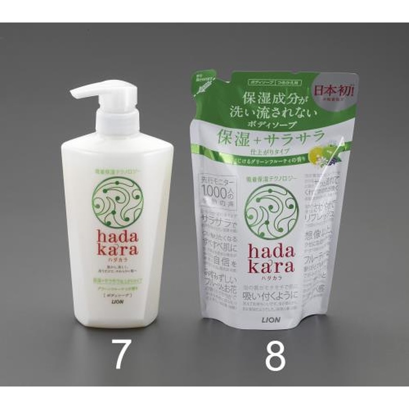 エスコ EA922KR-7 480mlボディソープ(液体) 1個(ご注文単位1個)【直送品】