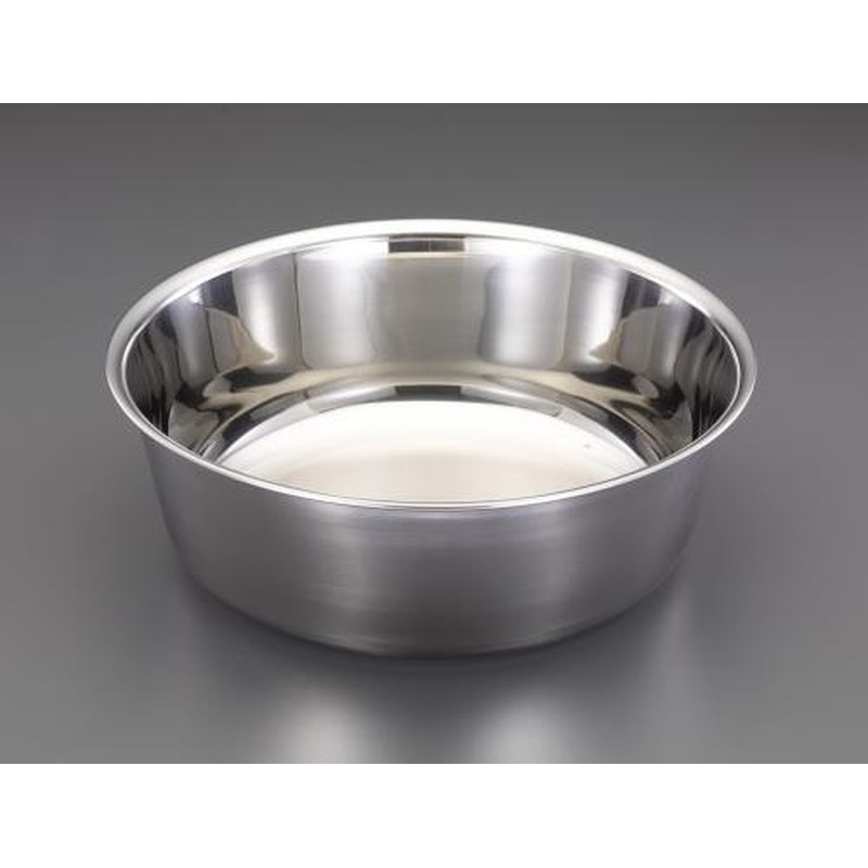 エスコ EA508SC-323 φ600x200mm洗桶(ステンレス製) 1個（ご注文単位1個）【直送品】