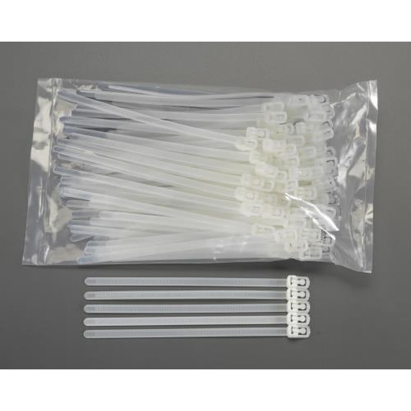 エスコ EA475AJ-520 7.4x202mm結束バンド(再結束/100本) 1個（ご注文単位1個）【直送品】