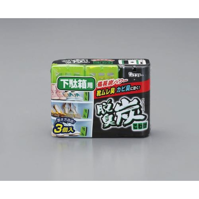 エスコ EA913AB-31 (100gx3個)脱臭炭(下駄箱用) 1個（ご注文単位1個）【直送品】