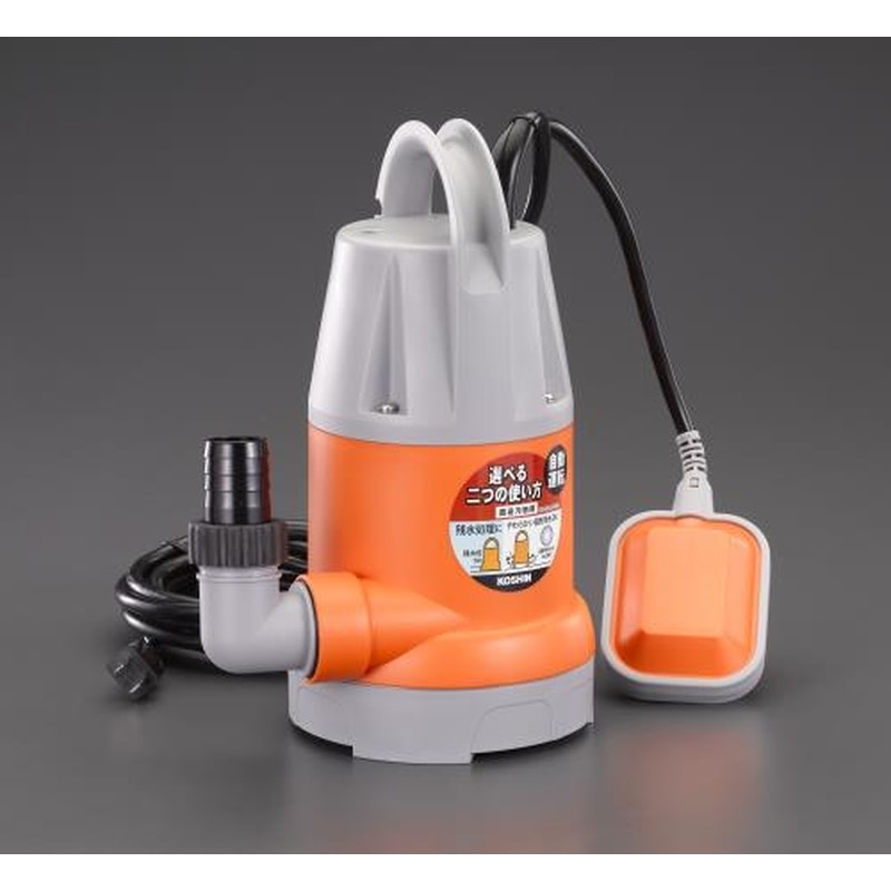 エスコ EA345EM-6 AC100V(60Hz)/32mm水中ポンプ(汚水中/オート) 1個（ご注文単位1個）【直送品】