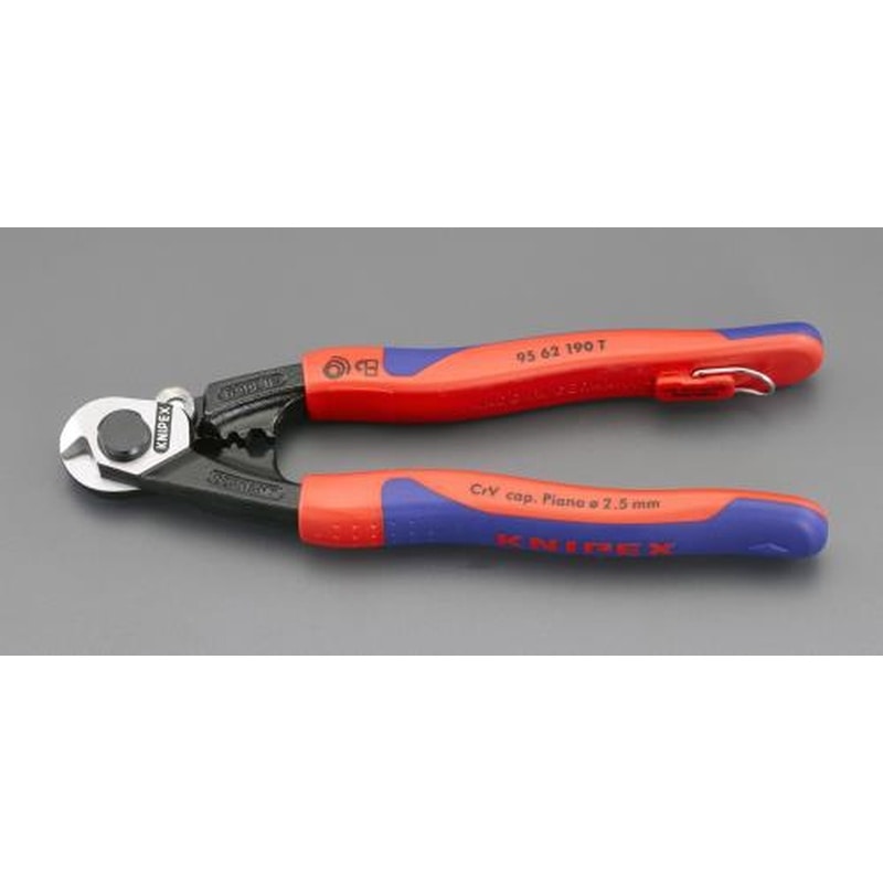 エスコ EA541WK-6 φ7mm/190mmワイヤーロープカッター 1個（ご注文単位1個）【直送品】