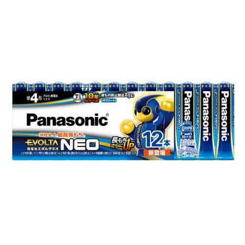 エスコ EA758YR-42 [単4x 12本] 乾電池・エボルタネオ 1個 （ご注文単位1個）【直送品】