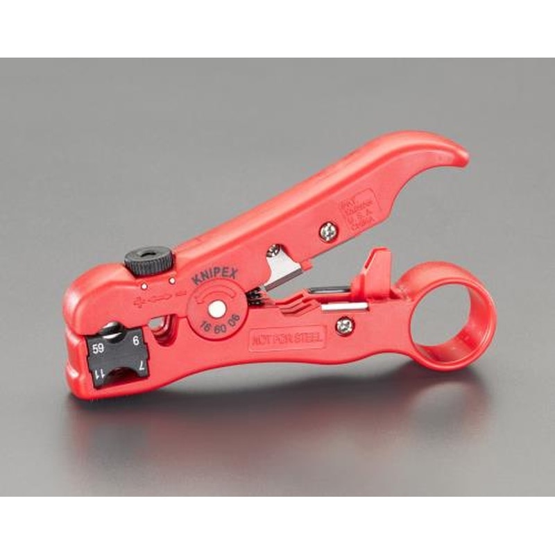 エスコ EA580KE-2 同軸ケーブルストリッパー 1個（ご注文単位1個）【直送品】