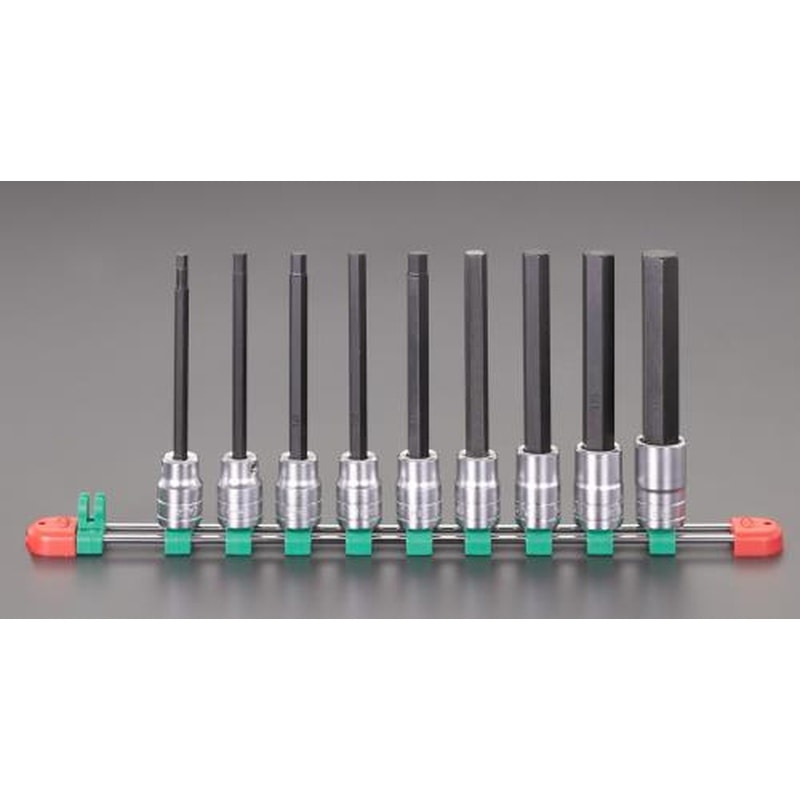 エスコ EA618RW-200 1/2”DR/5-17mm/132mm［HEX]ビットソケットセット 1個（ご注文単位1個）【直送品】