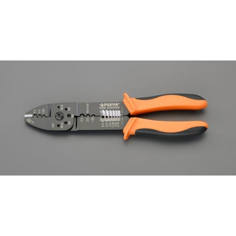 エスコ EA538FD-3 1.25-5.5m㎡圧着ペンチ(ファストン端子用) 1個（ご注文単位1個）【直送品】