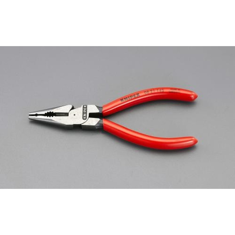 エスコ EA537LB-8 145mmニードルノーズペンチ 1個(ご注文単位1個)【直送品】