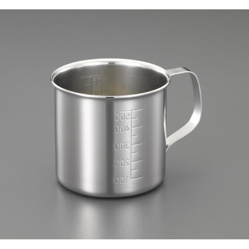 エスコ EA991KS-12 300ml計量カップ(ステンレス製) 1個（ご注文単位1個）【直送品】
