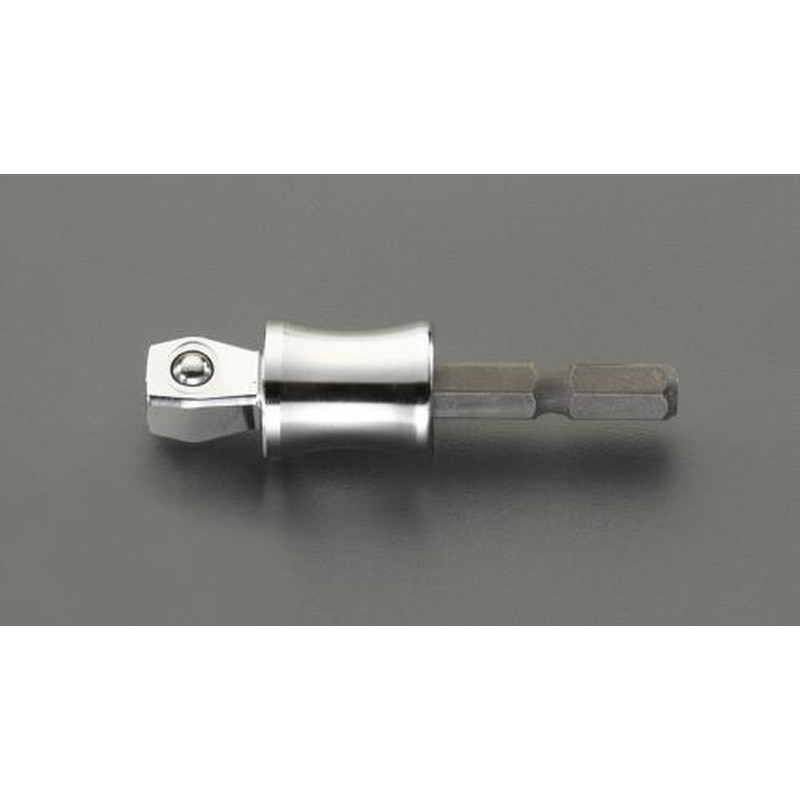 エスコ EA618AX-404 1/2”DRx1/4”HEXソケットアダプター(フレックス) 1個（ご注文単位1個）【直送品】