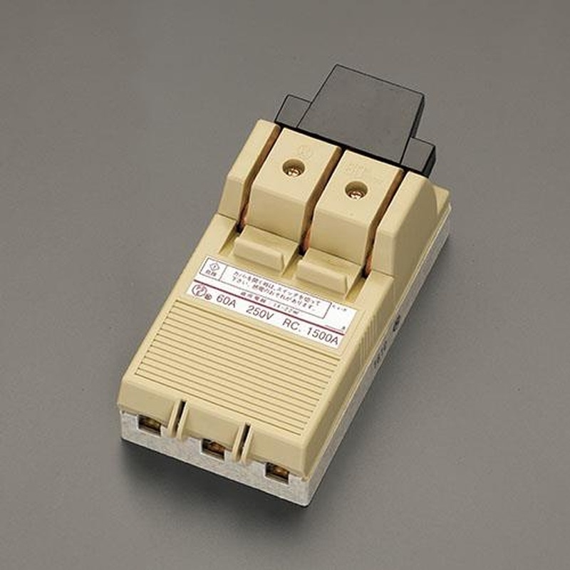 エスコ EA940NR-11 15A/3極カバースイッチ(爪付ヒューズ用) 1個(ご注文単位1個)【直送品】