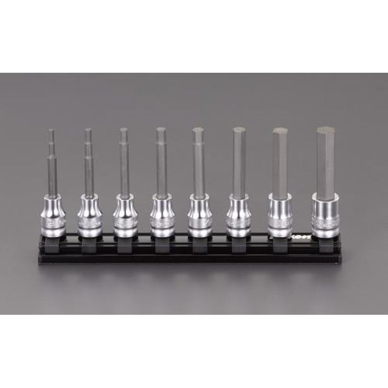 エスコ EA619BS-100 3/8”DR/3-12mm［INHEX]ビットソケット(Z-EAL) 1個（ご注文単位1個）【直送品】