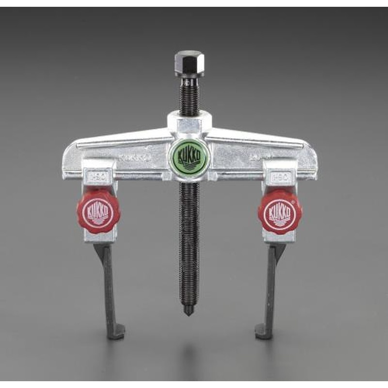 エスコ EA500CF-120 120mmスライドアームプーラー(2本爪/超薄爪/固定付) 1個(ご注文単位1個)【直送品】