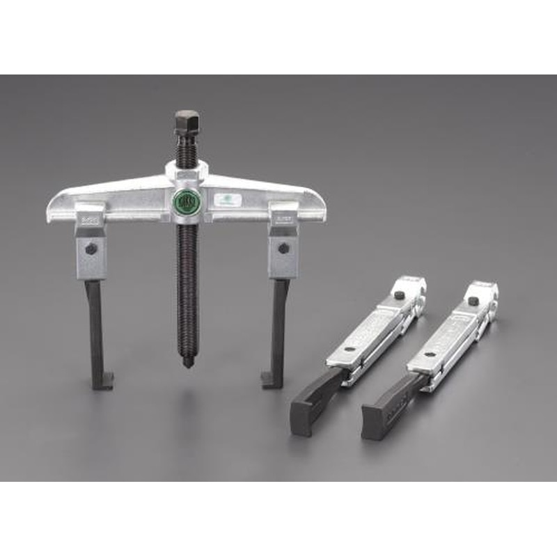 エスコ EA500JF-1 120mmスライドアームプーラー3本セット(2本爪/薄爪) 1個(ご注文単位1個)【直送品】