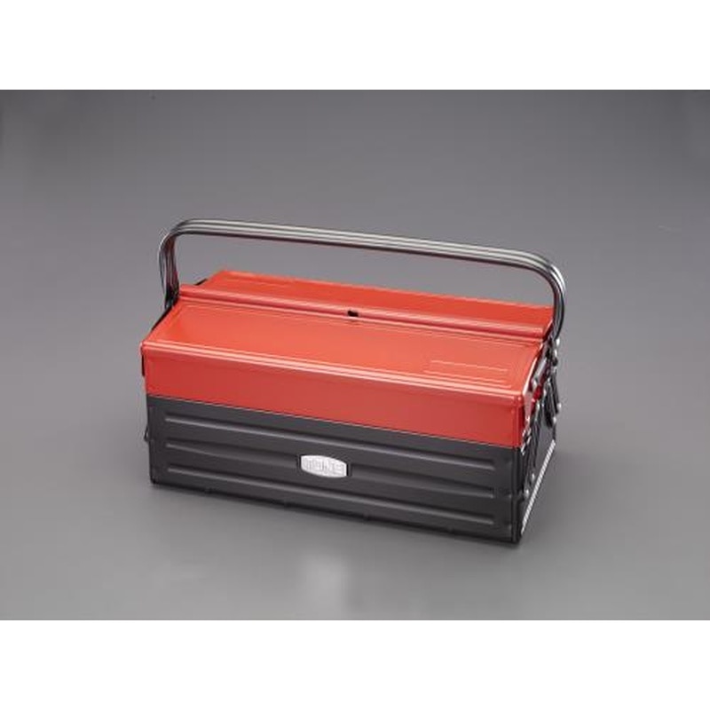 エスコ EA504AE-2 410x220x200mm工具箱(スチール製) 1個(ご注文単位1個)【直送品】