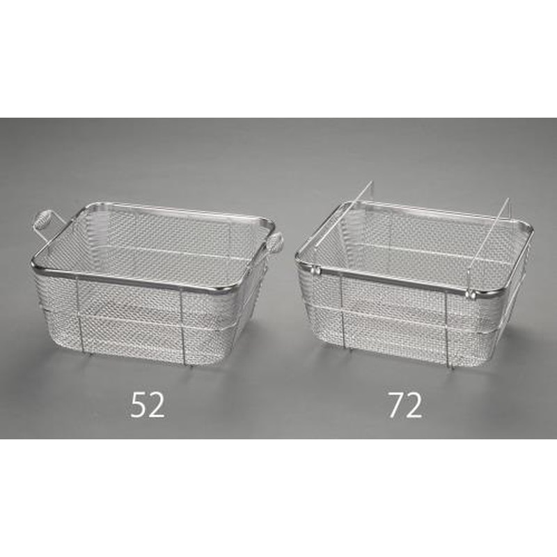 エスコ EA992CE-52 370x315x150mm部品洗浄ざる(ステンレス製) 1個(ご注文単位1個)【直送品】