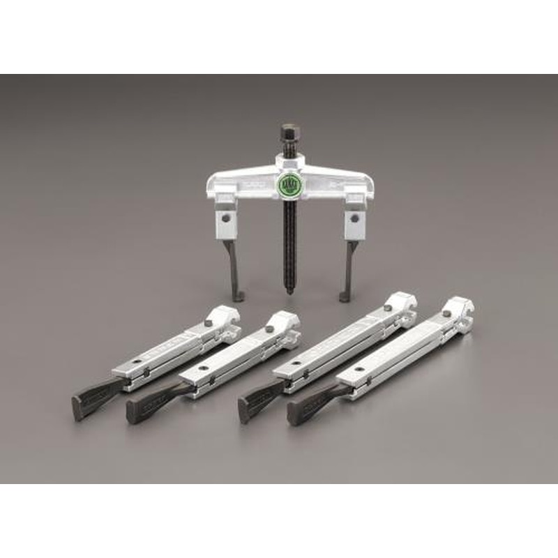 エスコ EA500JG 120mmスライドアームプーラー3本セット(2本爪/超薄爪) 1個(ご注文単位1個)【直送品】
