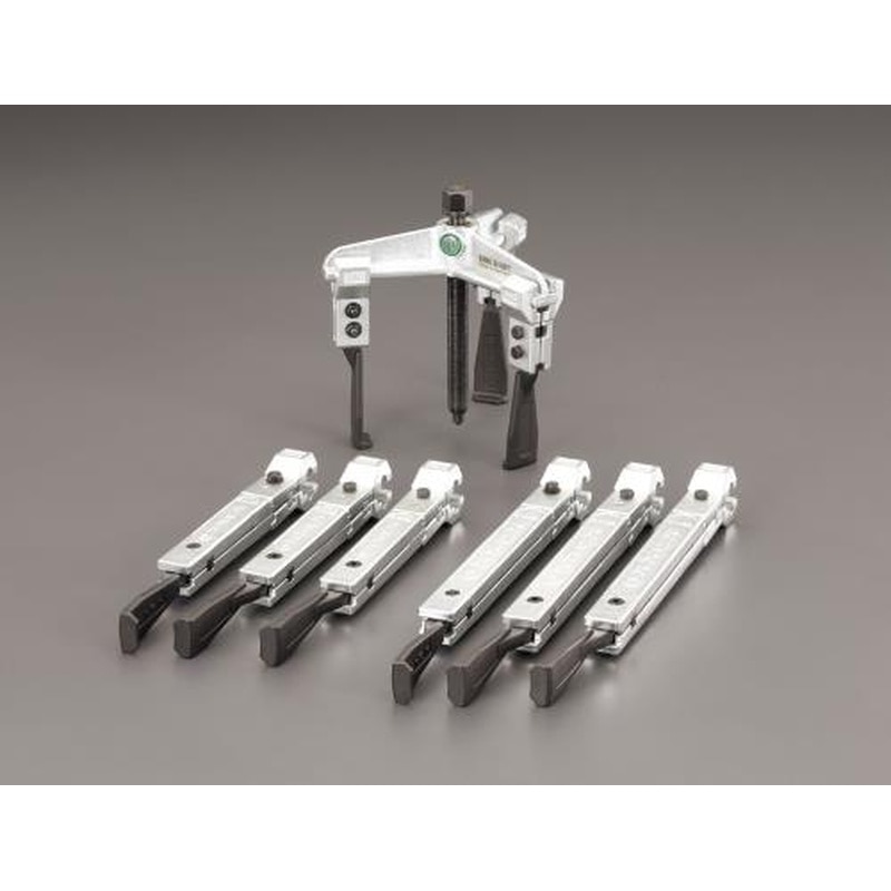 エスコ EA500JH 120mmスライドアームプーラー3本セット(3本爪/超薄爪) 1個(ご注文単位1個)【直送品】