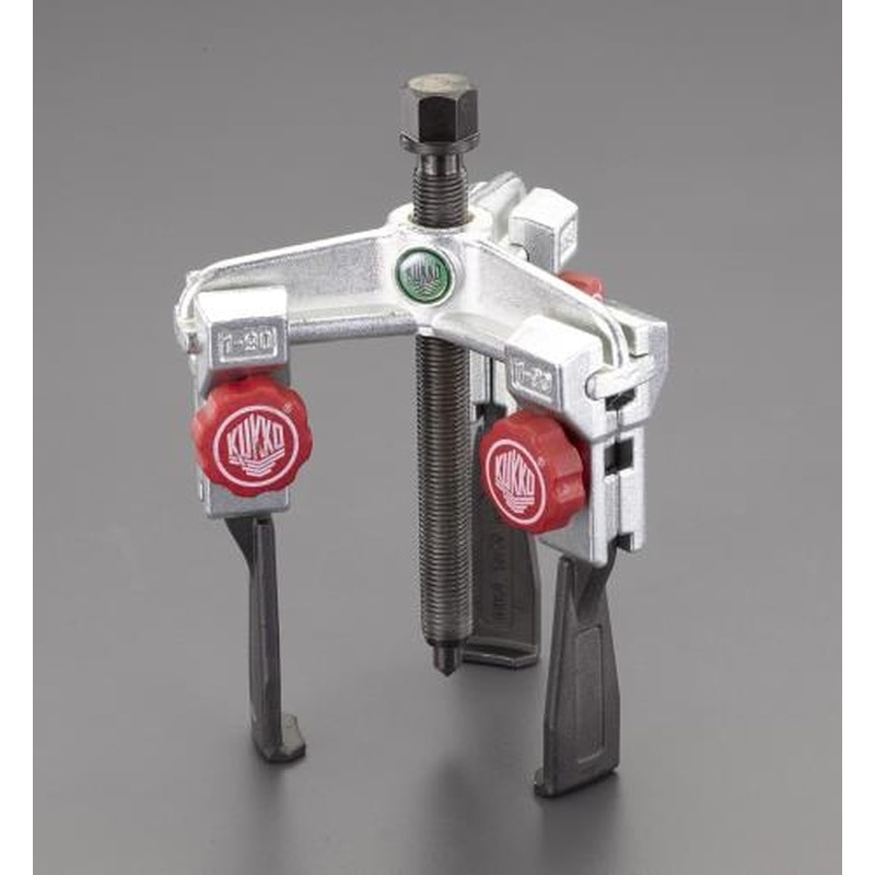 エスコ EA500CJ-90 90mmスライドアームプーラー(3本爪/超薄爪/固定付) 1個(ご注文単位1個)【直送品】