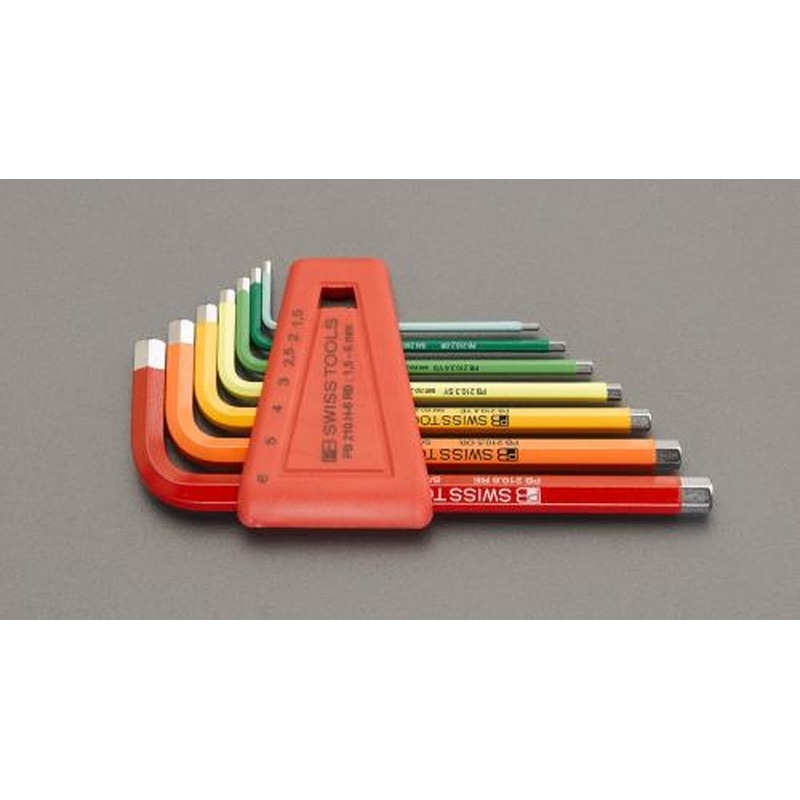 エスコ EA573LK-100 7本組六角棒レンチ 1個(ご注文単位1個)【直送品】