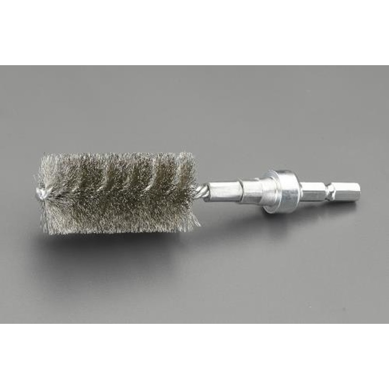 エスコ EA819BT-126 32x50mm6角軸ワイヤーブラシ(ステンレス線) 1個（ご注文単位1個）【直送品】