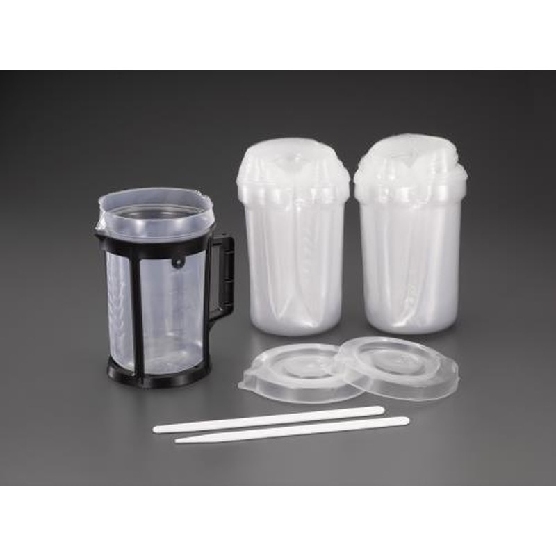 エスコ EA109NG-1 1L調色用容器(100個) 1個（ご注文単位1個）【直送品】