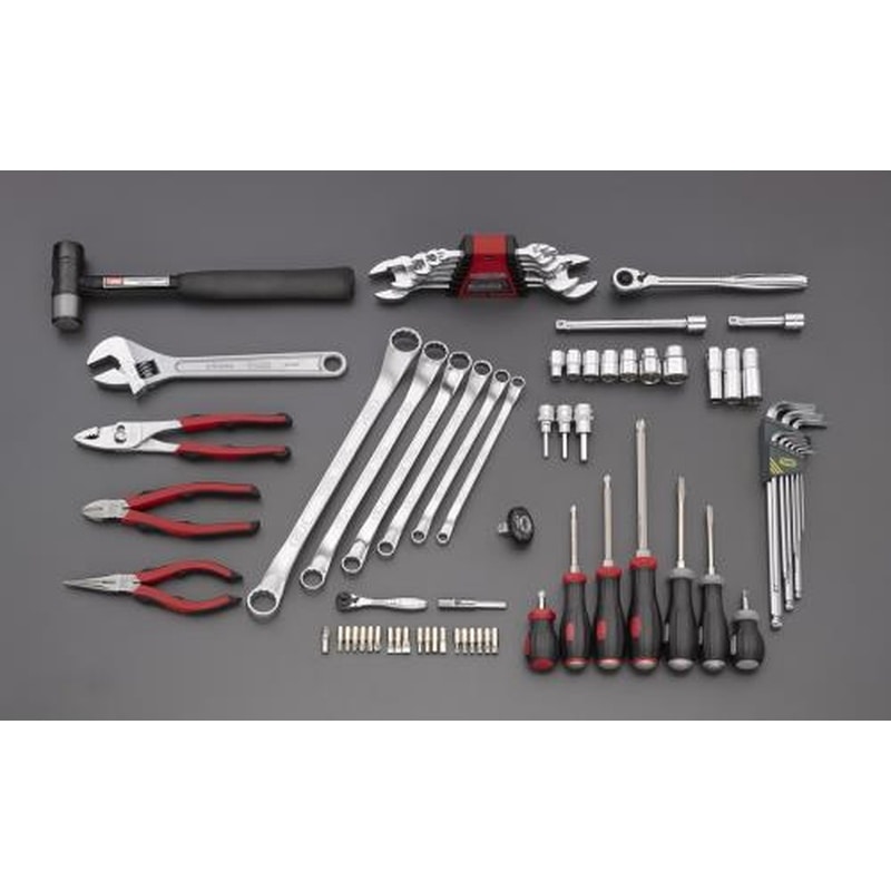 エスコ EA612SC-56[73個組]工具セット 1個（ご注文単位1個）【直送品】