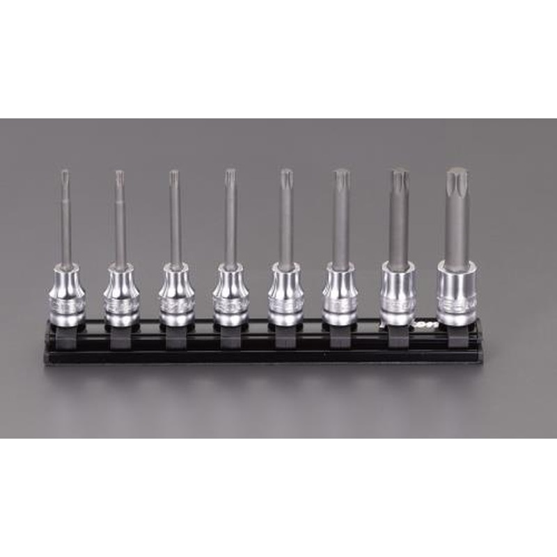 エスコ EA619BN-100 3/8”DR/T20-T55/75mm［Torx]ビットソケット(Z-EAL 1個（ご注文単位1個）【直送品】