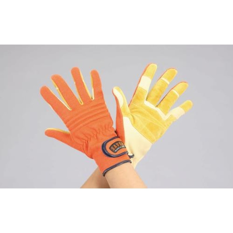 エスコ EA354K-6[L]手袋(レスキュー/豚革・ケブラー) 1個（ご注文単位1個）【直送品】