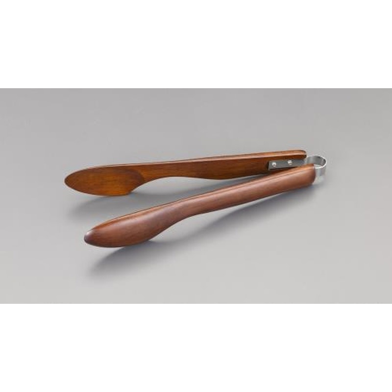 エスコ EA595K-61 245mmトング(木製) 1個(ご注文単位1個)【直送品】