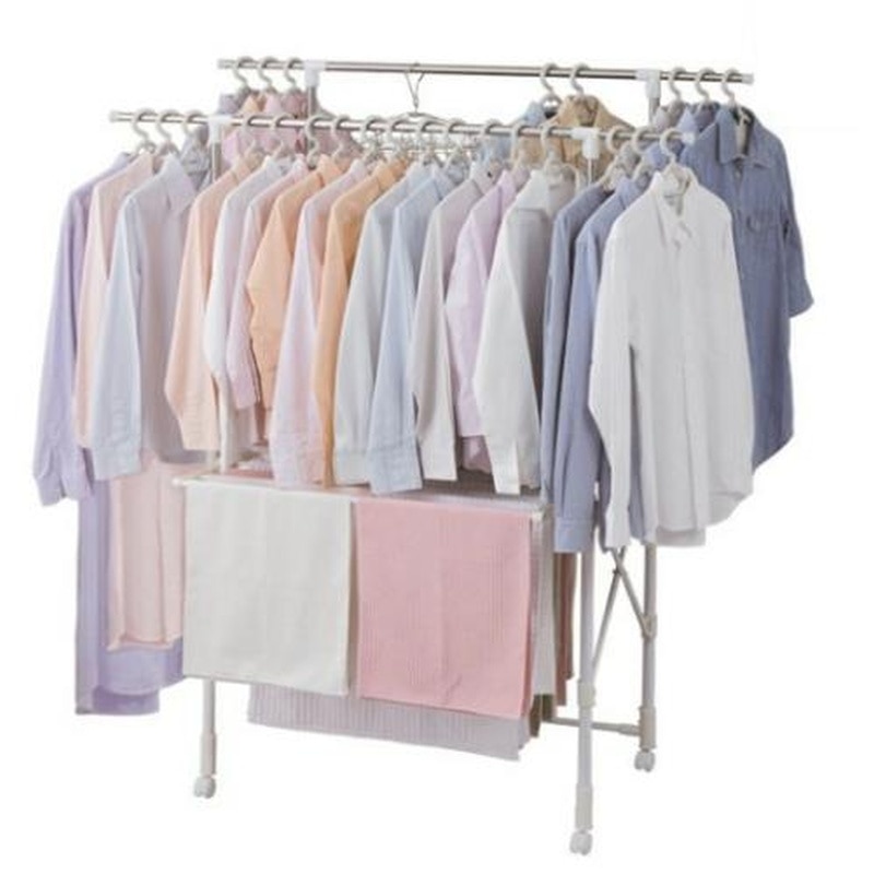 エスコ EA951FD-55 890-1400x720x1000-1650mm物干しスタンド 1個(ご注文単位1個)【直送品】