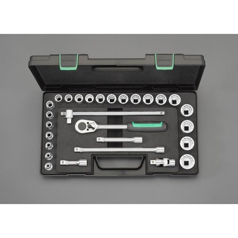 エスコ EA617DC-9 1/2”DRソケットレンチセット 1個（ご注文単位1個）【直送品】