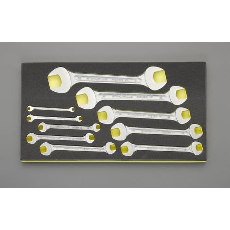 エスコ EA612VA-1 10本組両口スパナセット 1個（ご注文単位1個）【直送品】