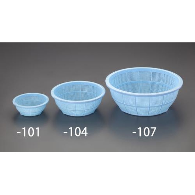 エスコ EA506AC-103 φ228x80mmざる(ポリプロピレン製) 1個（ご注文単位1個）【直送品】