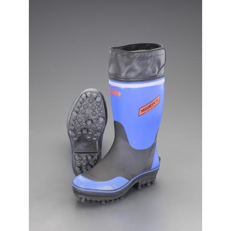 エスコ EA910MA-25 25.0cm耐久長靴(スパイク底/テクノーラ) 1個（ご注文単位1個）【直送品】