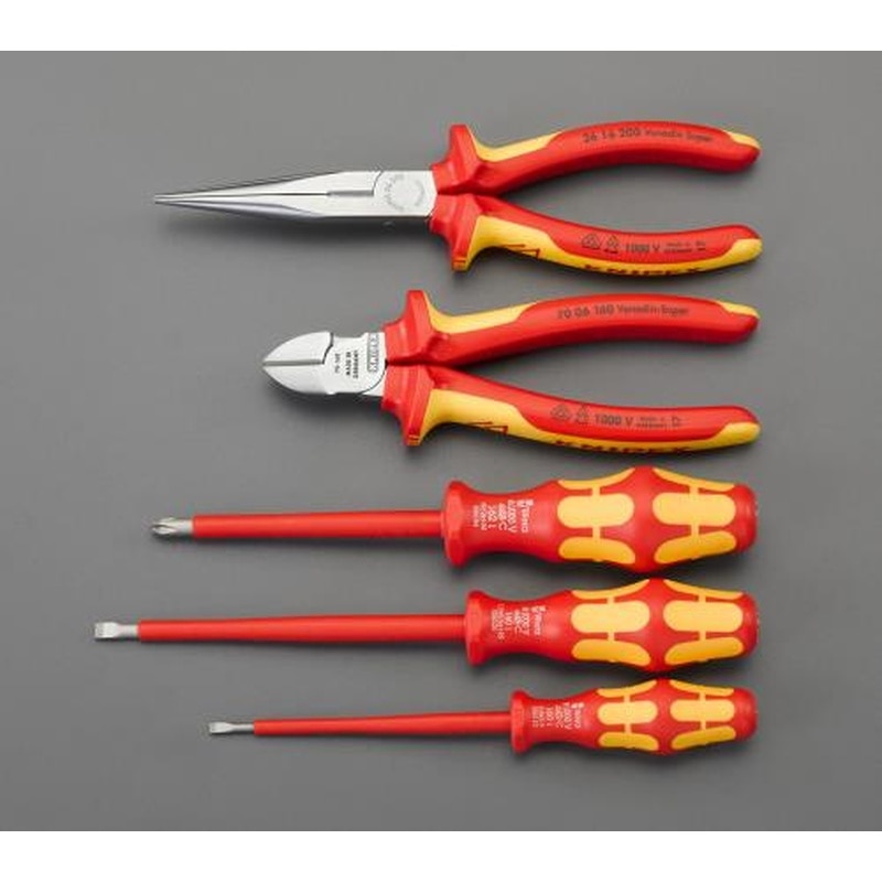 エスコ EA640XC-6[5個組]絶縁工具セット 1個（ご注文単位1個）【直送品】