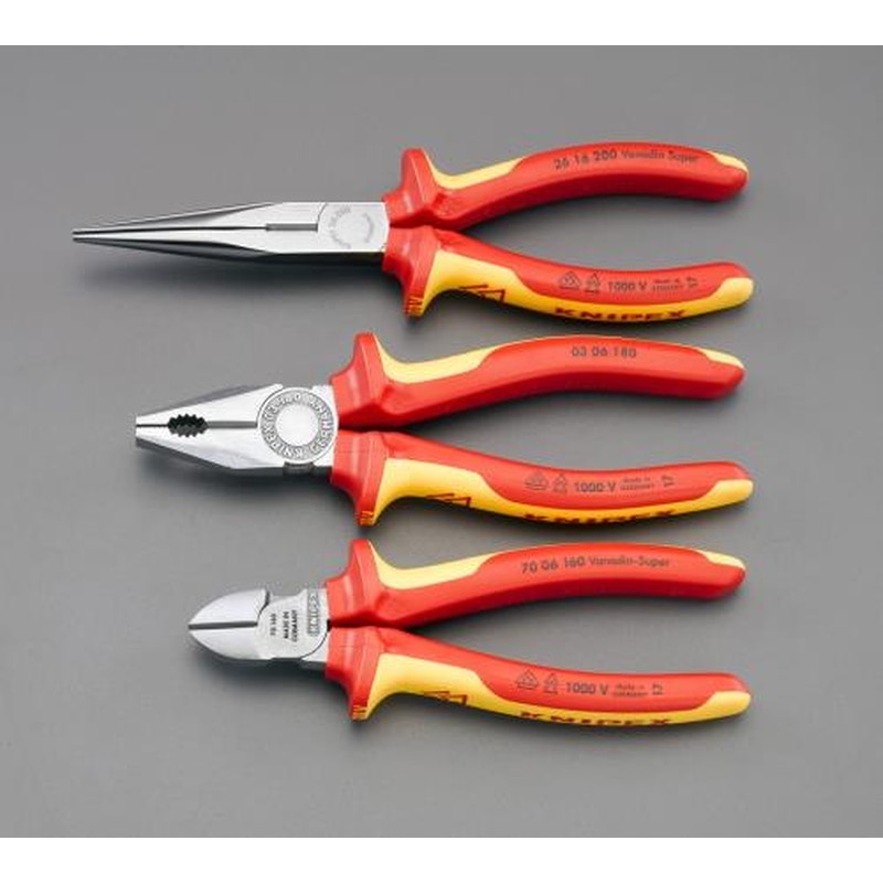 エスコ EA640XC-1[3個組]絶縁工具セット 1個（ご注文単位1個）【直送品】