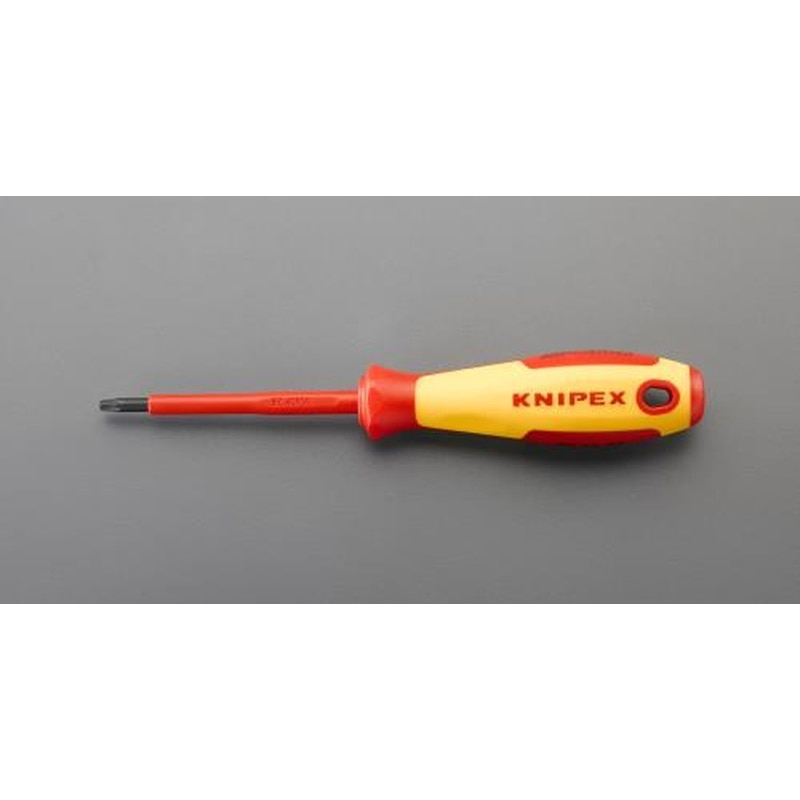 エスコ EA560KF-15 T15x80mm［Torx]ドライバー(絶縁) 1個（ご注文単位1個）【直送品】