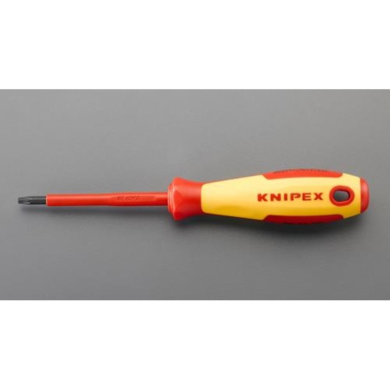 エスコ EA560KF-20 T20x80mm［Torx]ドライバー(絶縁) 1個（ご注文単位1個）【直送品】