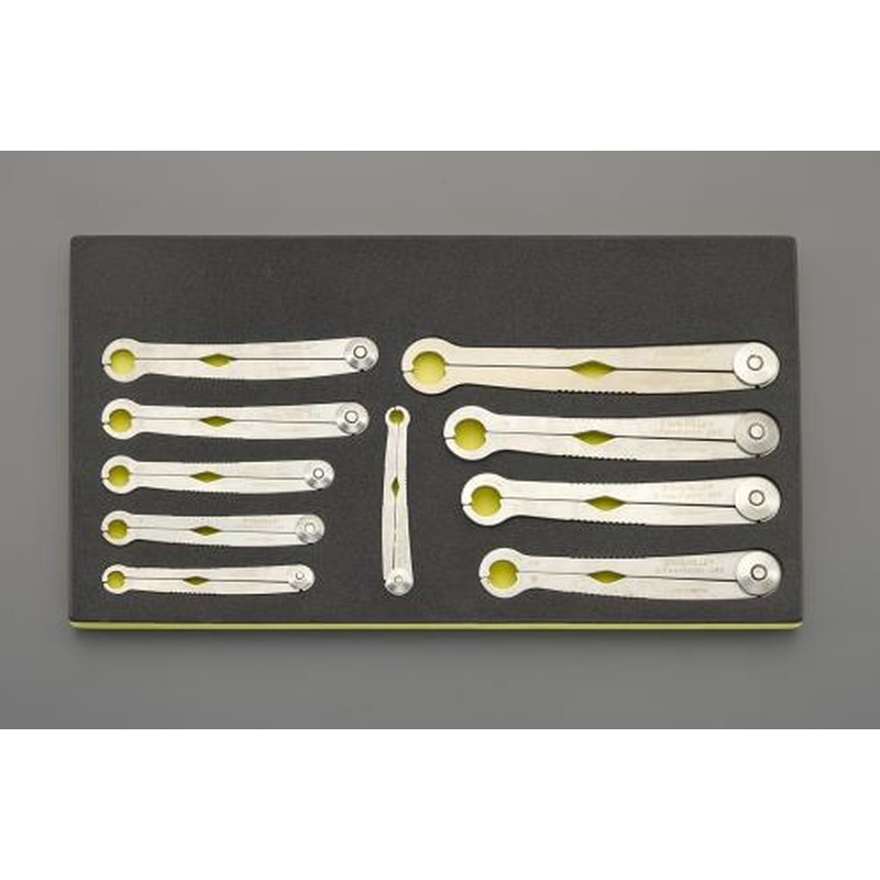 エスコ EA612VA-4 10本組ナットレンチセット 1個（ご注文単位1個）【直送品】