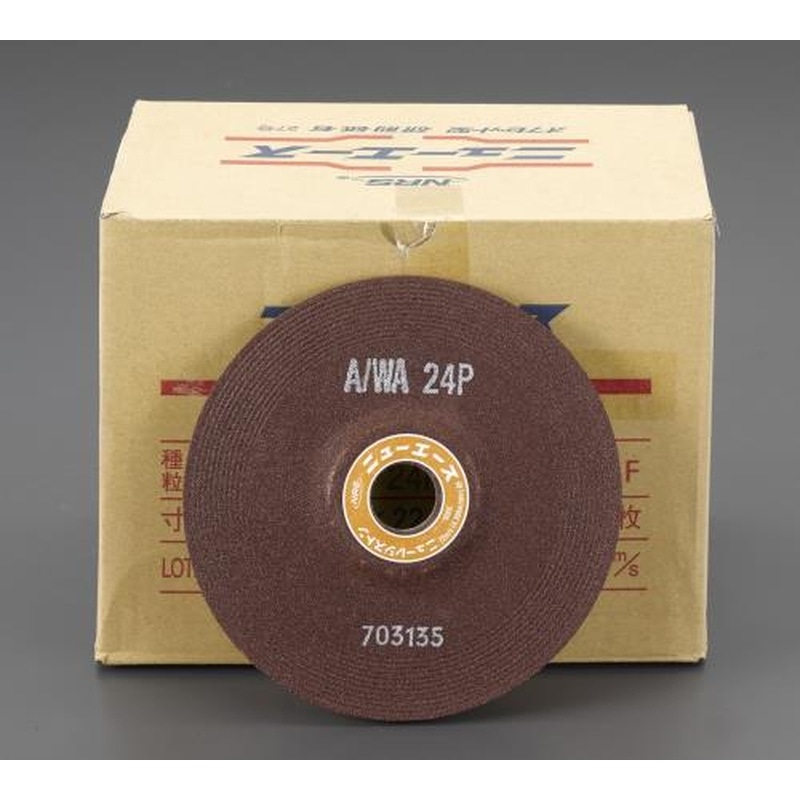 エスコ EA809YD-224 150x6mm/A/WA24Pオフセット型砥石(25枚) 1個（ご注文単位1個）【直送品】