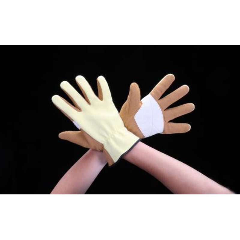 エスコ EA353AB-30[フリー240mm]手袋・耐熱(当て付き) 1個（ご注文単位1個）【直送品】